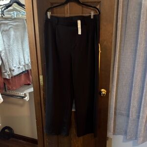 HALARA Black Wide Leg Trousers